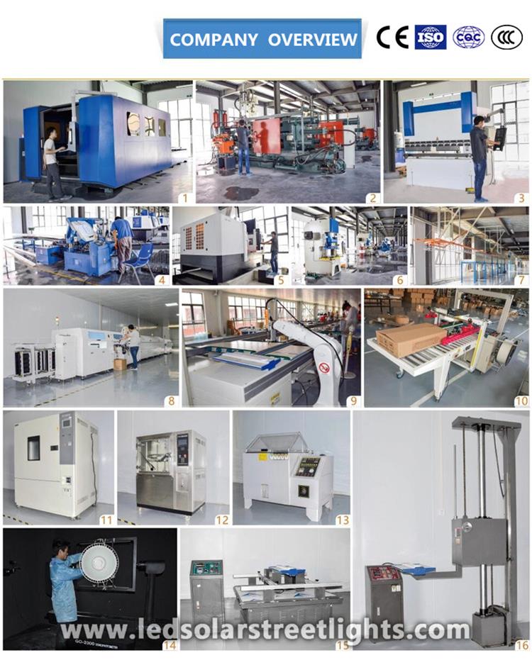 Production Process of High Mast Lamp