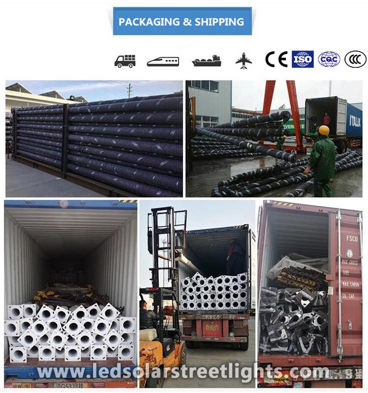 Packaging and Shipping of High Mast Lamp